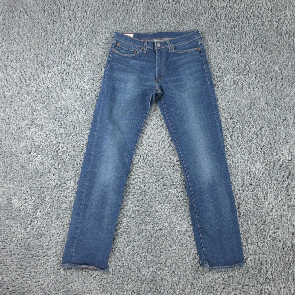 Levi's 511 Jeans Mens 34x34 Blue Denim Slim Tapered 32x32*